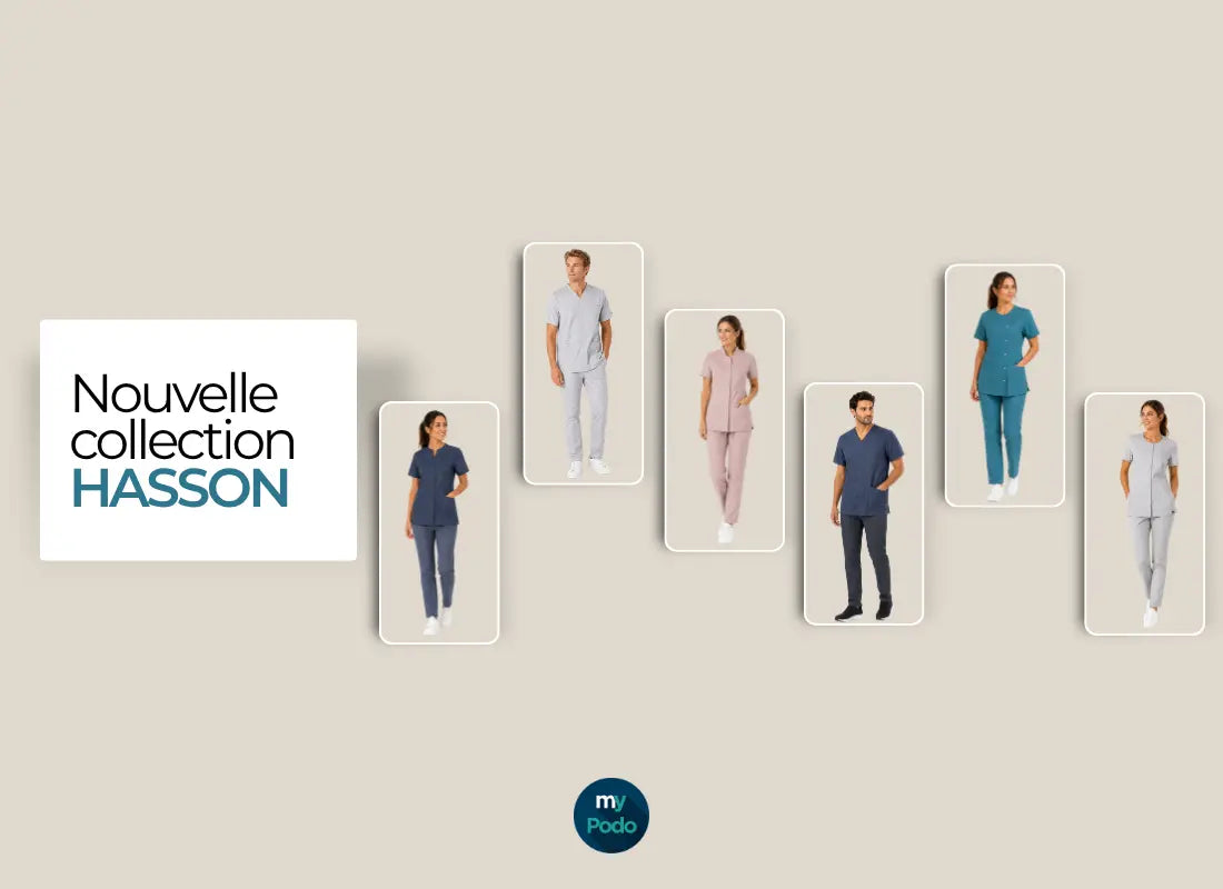 Hasson arrive chez My Podologie : une nouvelle génération de vêtements médicaux My Podologie