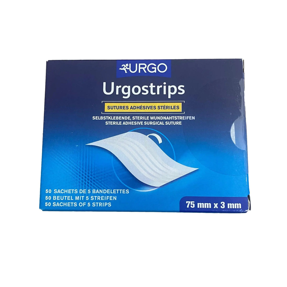 1 Pouch of sterile adhesive surgical sutures - UrgoStrips - Urgo Urgo
