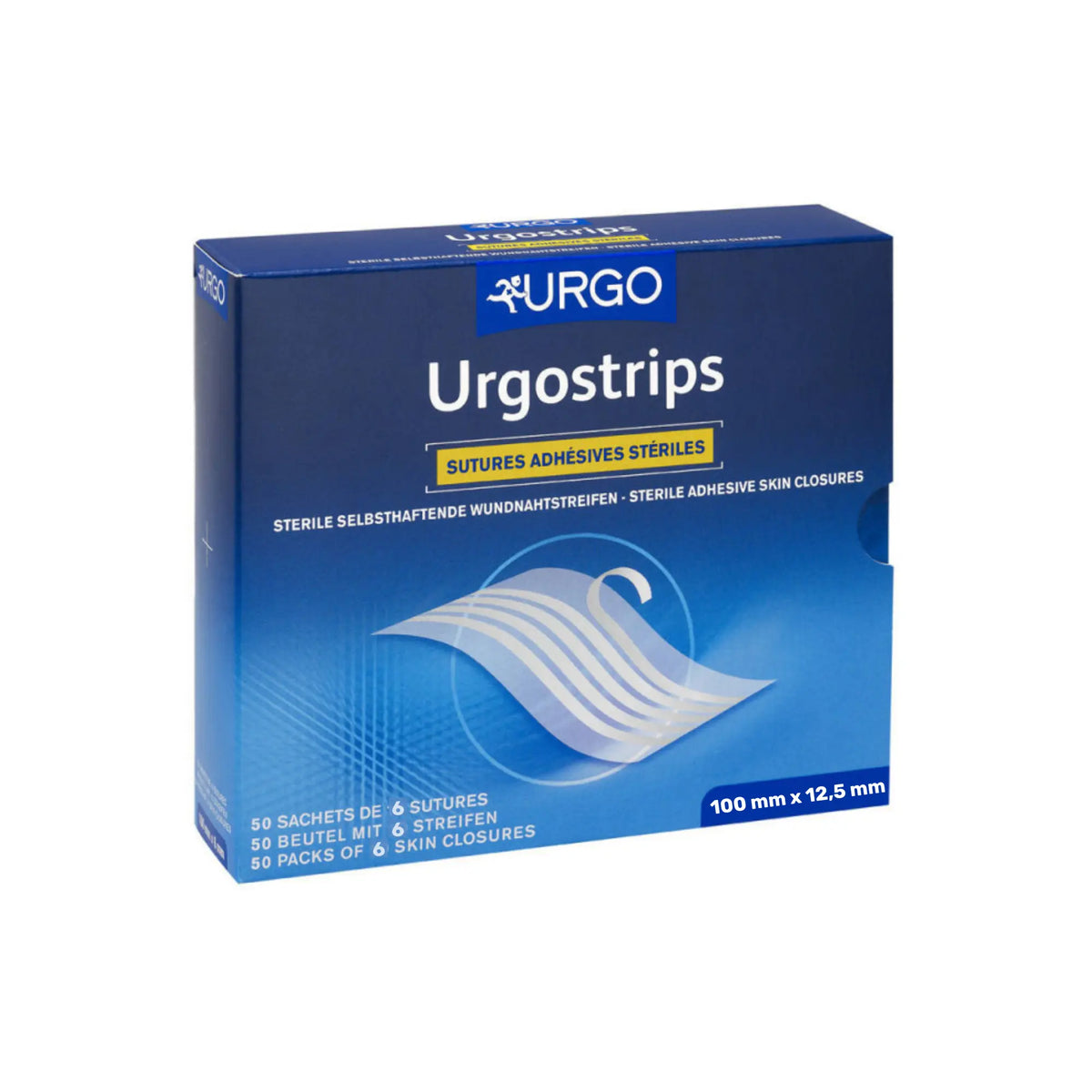 1 Pouch of sterile adhesive surgical sutures - UrgoStrips - Urgo Urgo