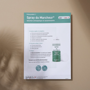 10 flyers Walker's Spray - My Podologie product sheet 
