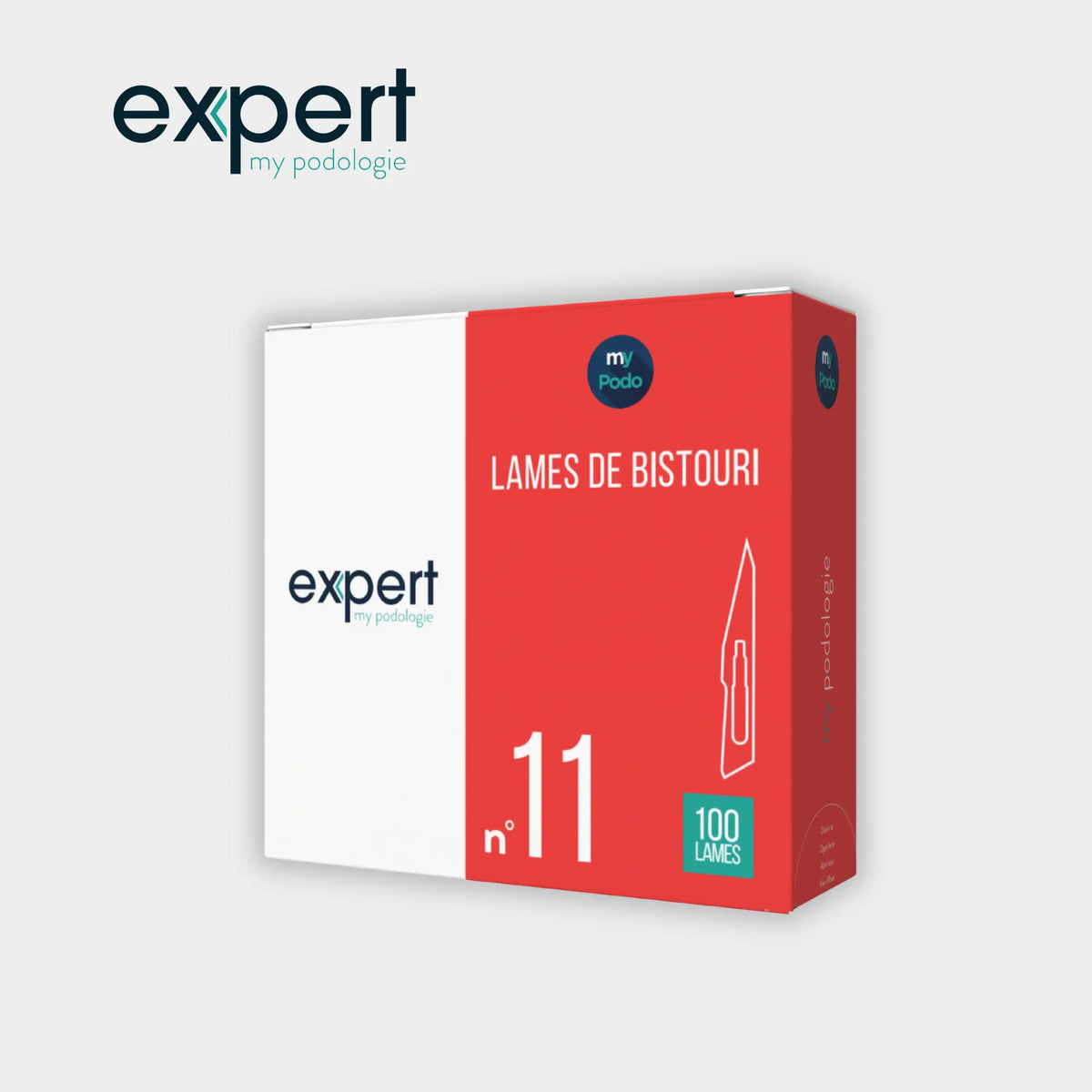100 Sterile Scalpel Blades - Expert by My Podologie Expert 