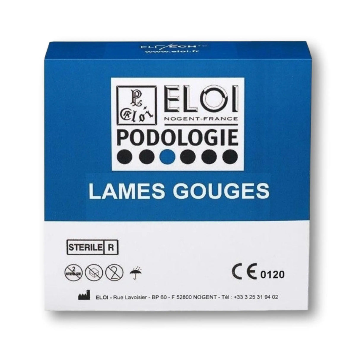 100 Sterile gouge blades - Elitech by Eloi PodiaFrance - My Podiatry