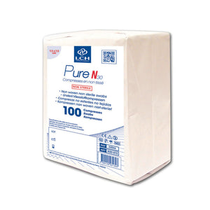 100 non-sterile non-woven compresses - LCH - Different sizes