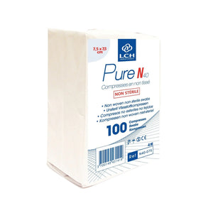 100 non-sterile non-woven compresses - LCH - Different sizes
