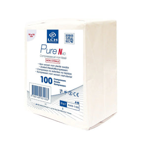 100 non-sterile non-woven compresses - LCH - Different sizes