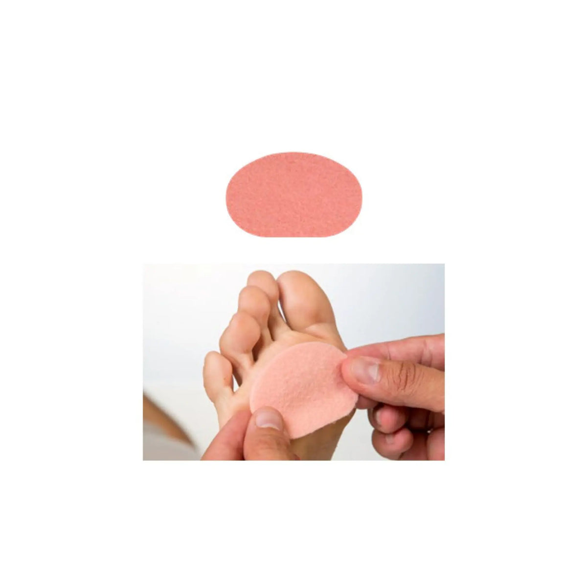 100 Plush Felts Hypoallergenic Adhesive Protectors - Fleecy Web Herbitas 