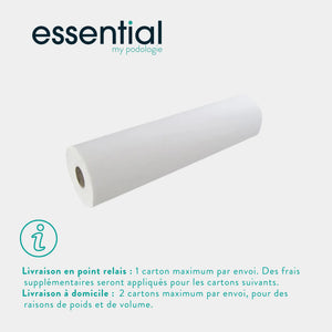 12 rolls White examination sheets - 132 sizes - 2 Essential smooth plies 