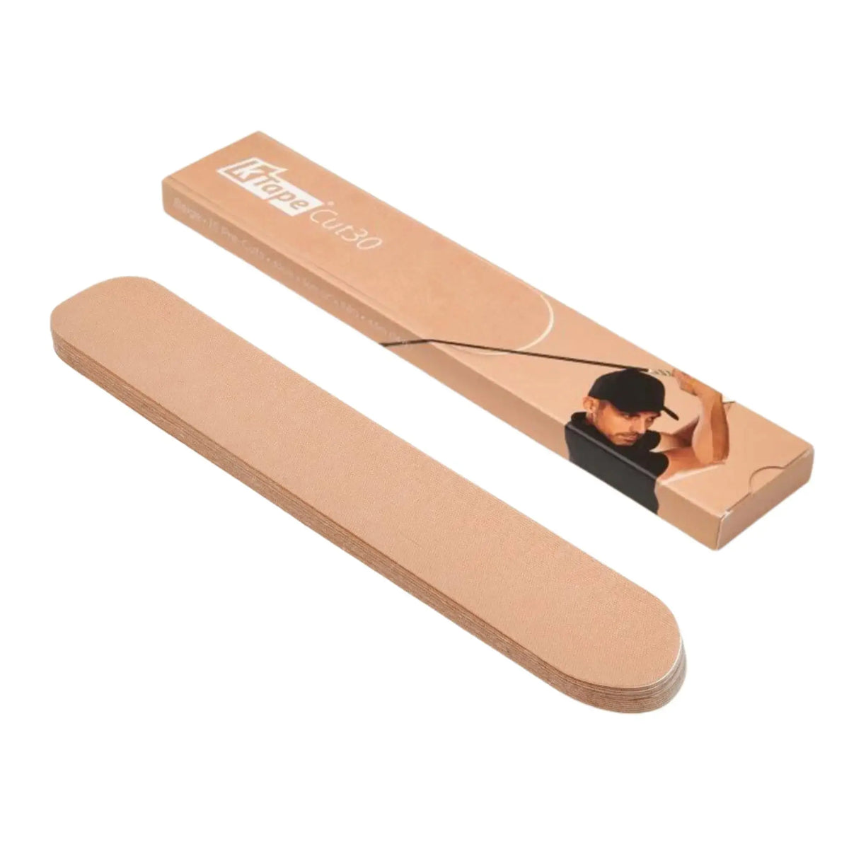 15 pre-cut taping strips - 30 cm - K-Tape Cut K-Tape  Beige