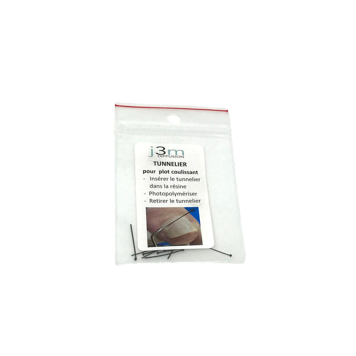 Plastic tunnel boring machines - For sliding block - Pack of 10