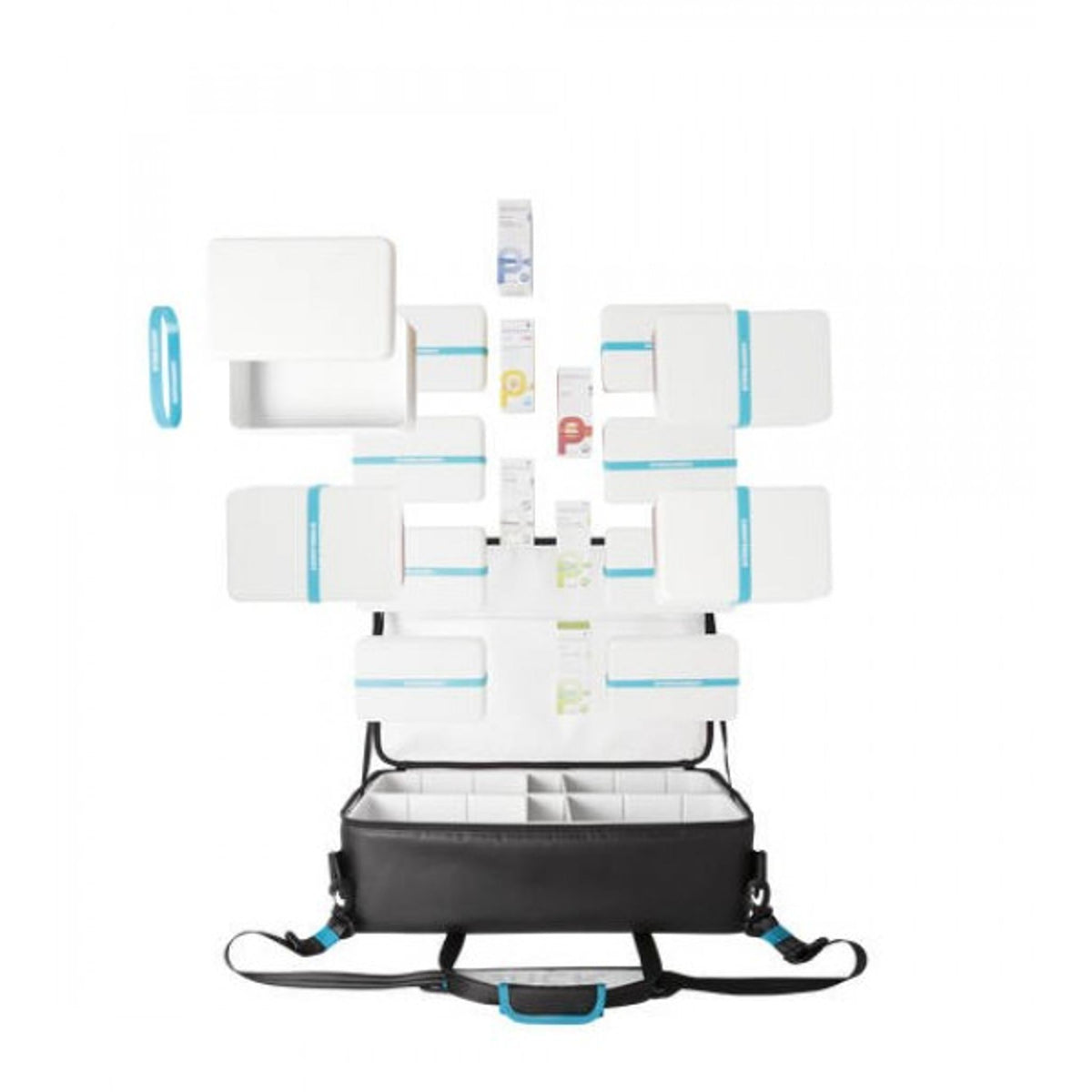 Carrying case and storage boxes set - Ruck