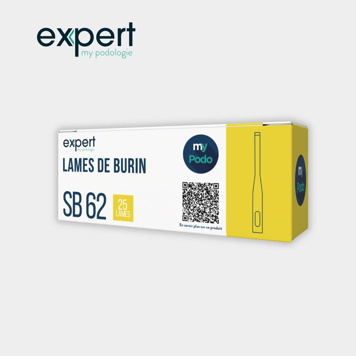25 Chisel Blades - Expert by My Podologie Expert 