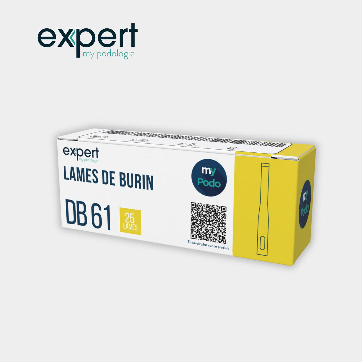 25 Chisel Blades - Expert by My Podologie Expert 