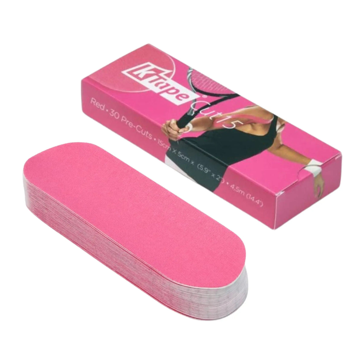 30 pre-cut taping strips - 15 cm - K-Tape Cut K-Tape  Fuchsia