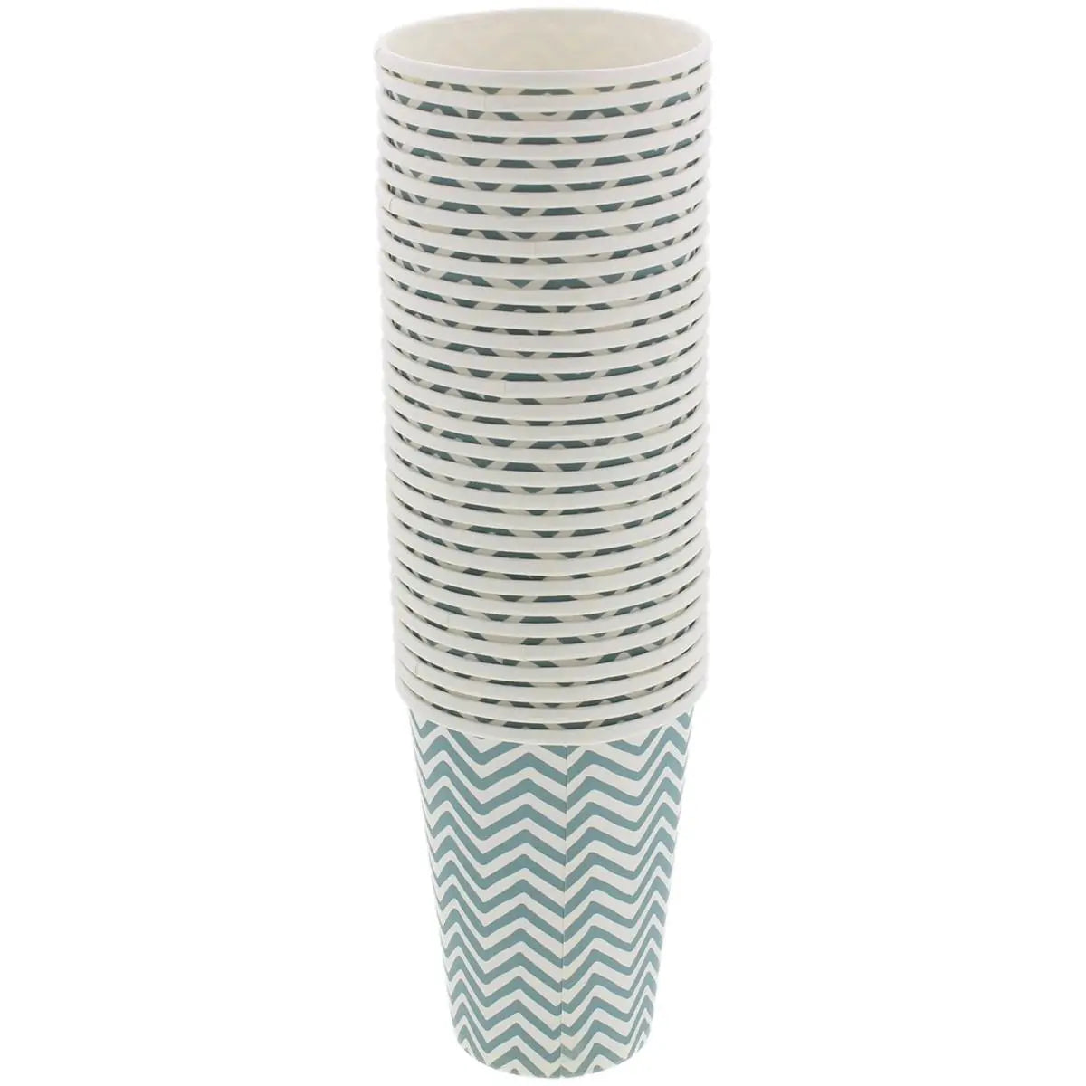 30 cardboard cups of 200ml - random color