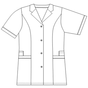 Célia - 3/4 blouse - Short sleeves - Women - 85 cm My Blouse