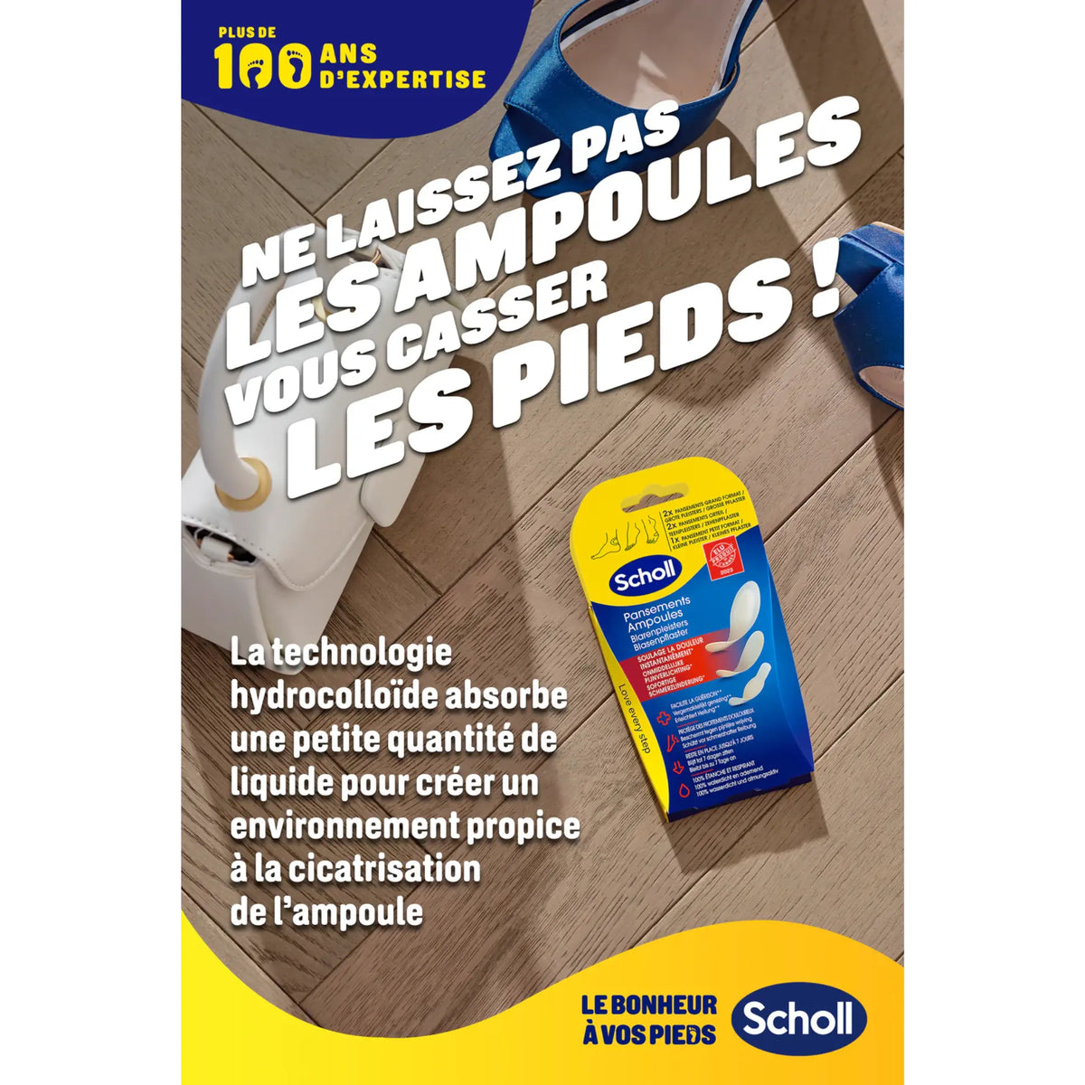 5 Mix Hydrocolloid Dressings Heels/Toes - Scholl Scholl 
