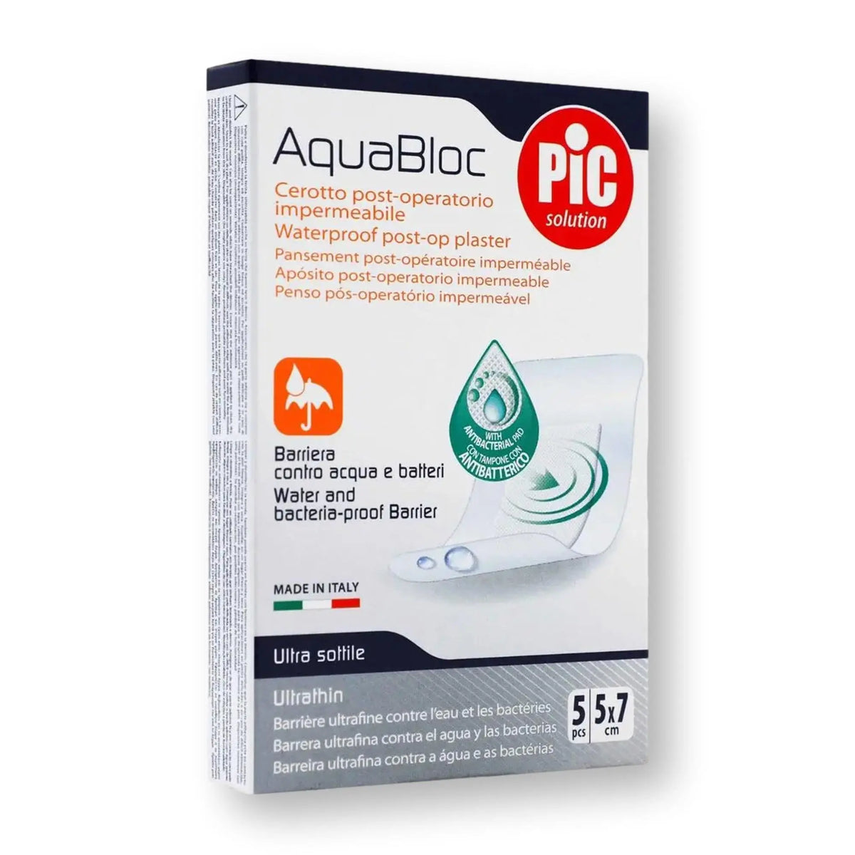 5 waterproof post-operative dressings - Aquabloc - Pic Solution PIC Solution 