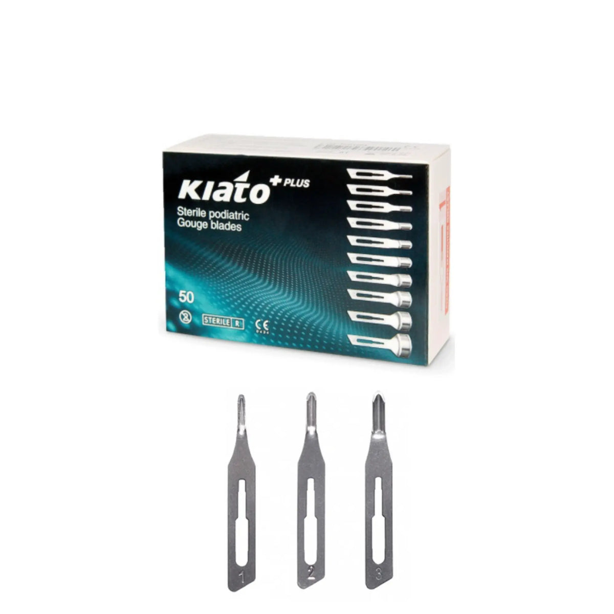 50 hojas de gubia estériles - Kiato + Diamond
