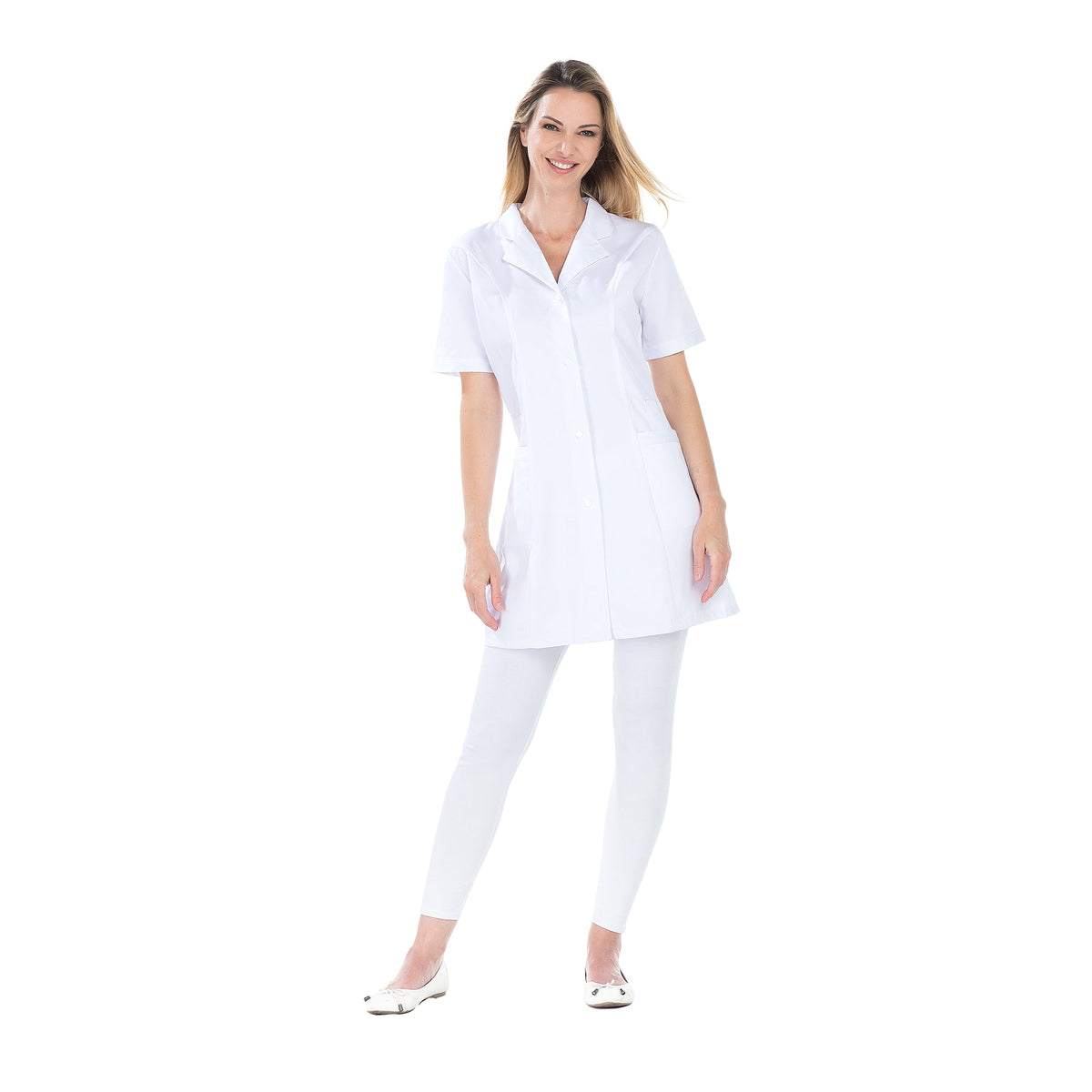 Célia - 3/4 blouse - Short sleeves - Women - 85 cm