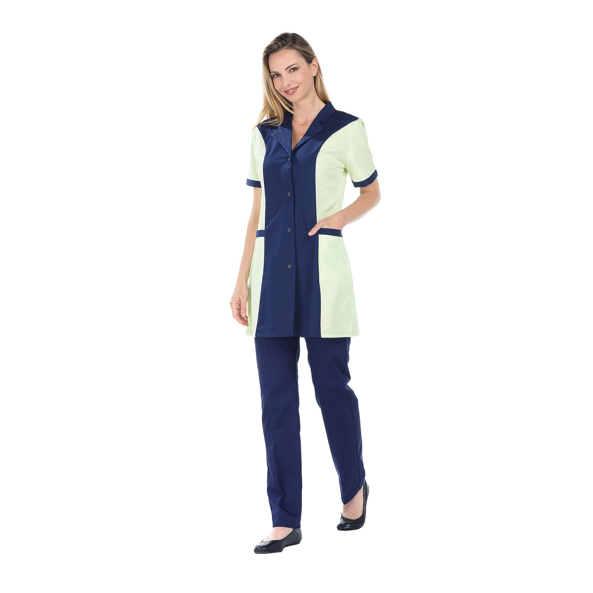Célia - 3/4 blouse - Short sleeves - Women - 85 cm