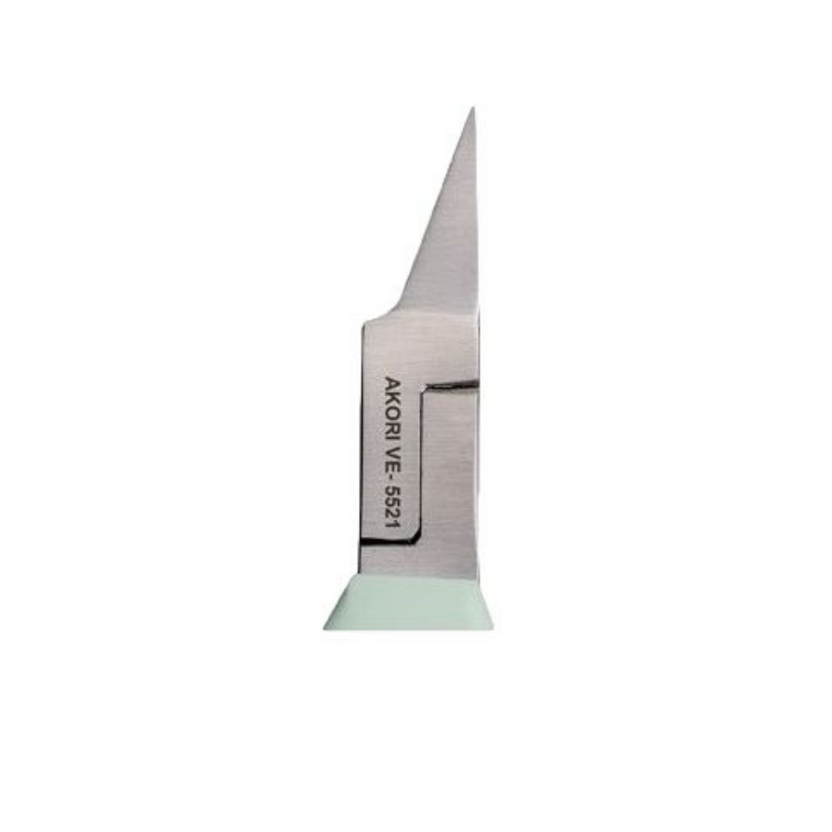Ergonomic nail pliers - Green - Straight cut 20 mm - Fine flat jaws - 13 cm - Stainless steel - Akori