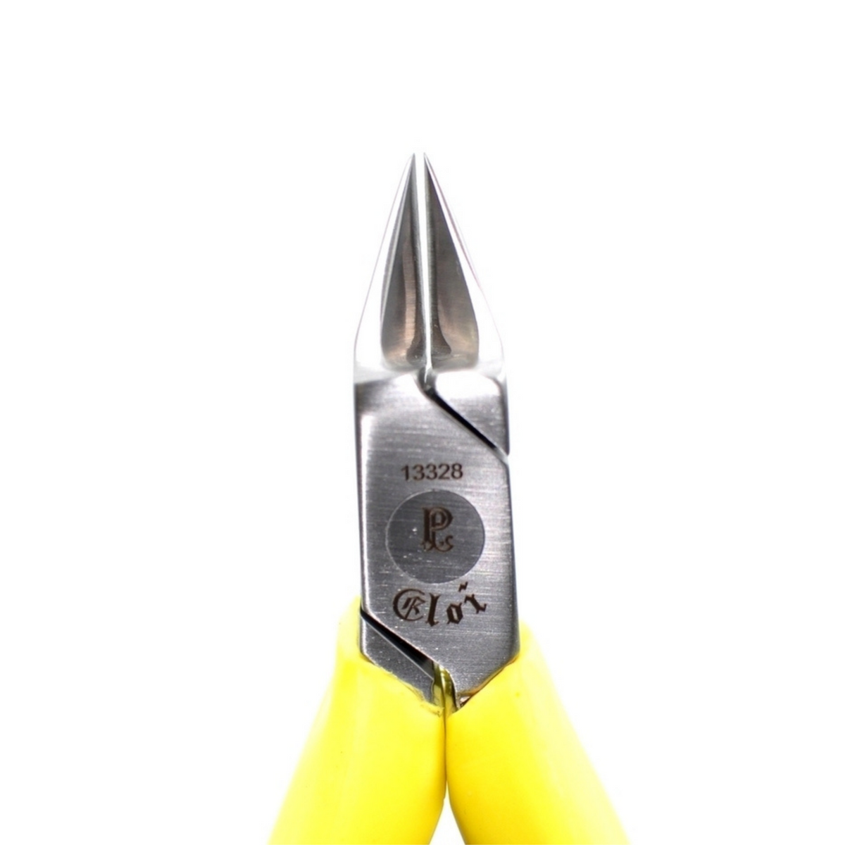 Ergonomic nail pliers - Yellow - Straight cut 15 mm - Flat jaws - 13 cm - Stainless steel - Akori