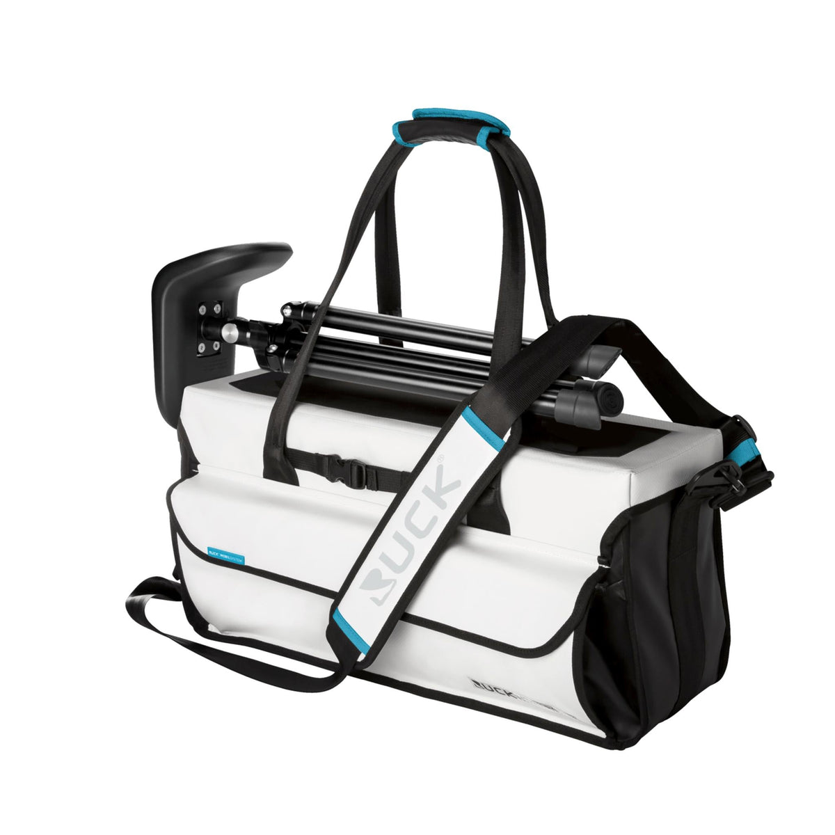 Pack Work case with stool and folding footrest - Ruck