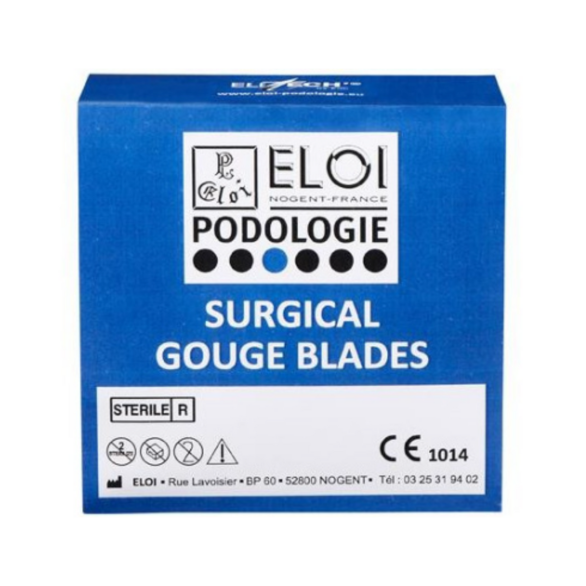 100 sterile gouge blades - Round - Elitech by Eloi