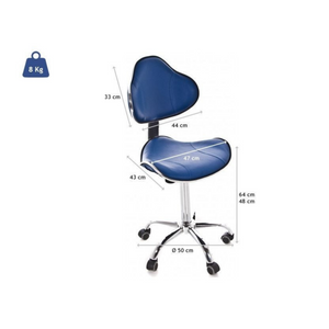 Ergonomic gas lift stool - 5 casters