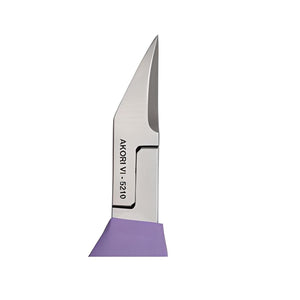 Alicate para uñas ergonómico - Violeta - Corte recto - Bocas cónicas anchas - 13 cm - Acero inoxidable - Akori