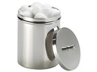 Cotton box with stainless steel lid