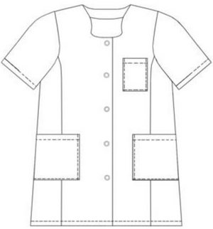 Elise - blusa 3/4 - Manga corta - Mujer - 85 cm