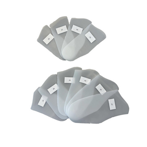 Template set for manufacturing orthopedic podiatry insoles