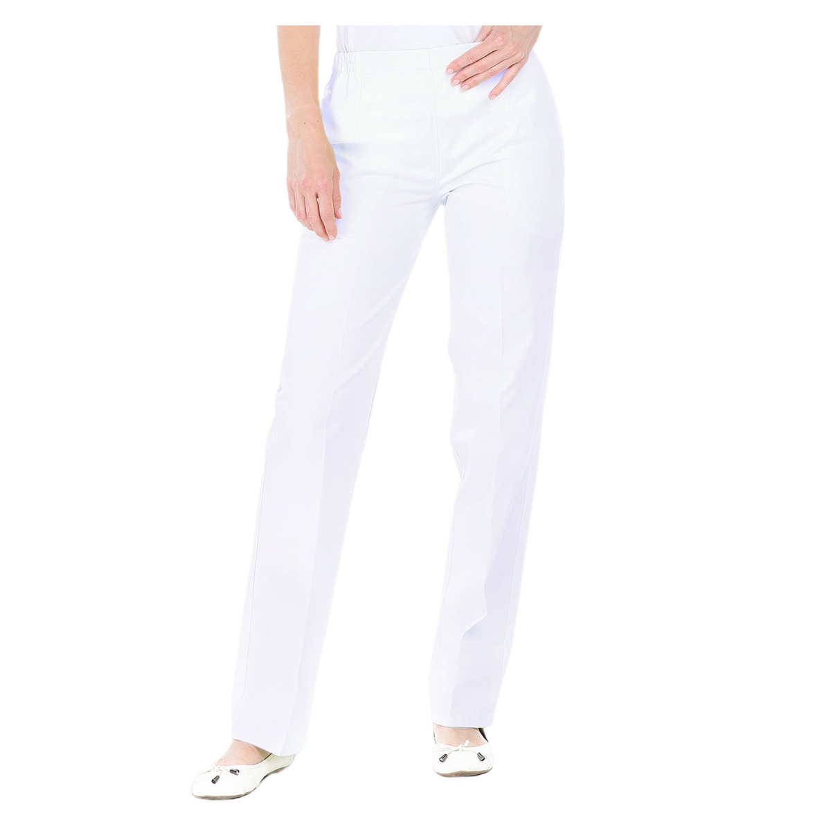 Manhattan - Trousers - Women - Elastic waistband - With pockets