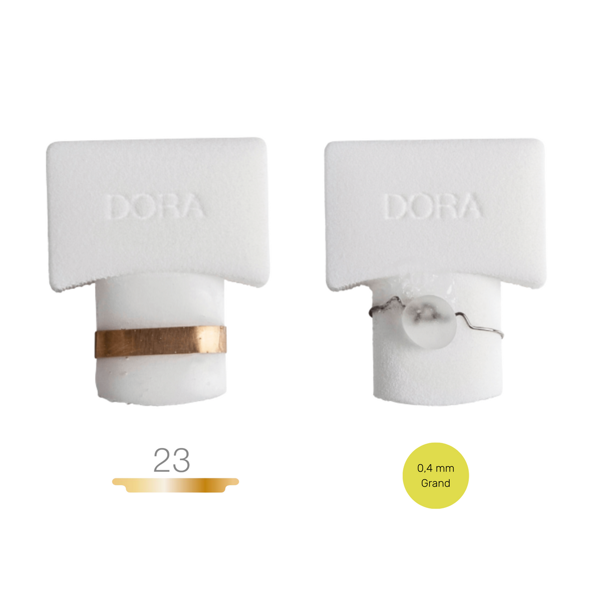 Training nail model for orthonyxia - 5 pieces - Different models - Ruck