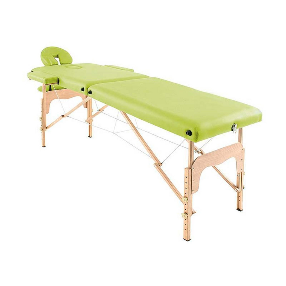 Folding wooden massage table 182 x 60 cm without backrest - 6 colors