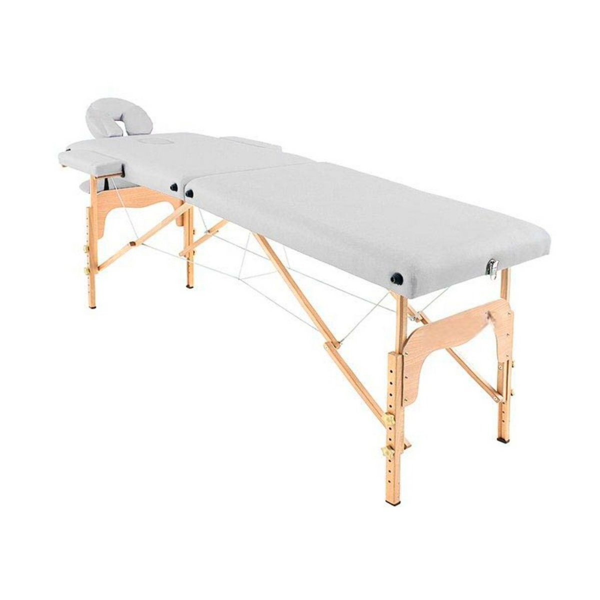 Folding wooden massage table 182 x 60 cm without backrest - 6 colors