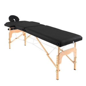 Camilla de masaje plegable de madera 186 x 66 cm sin respaldo - 6 colores
