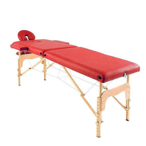 Camilla de masaje plegable de madera 186 x 66 cm sin respaldo - 6 colores