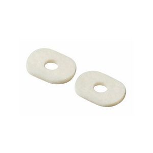Felt Rings, Stretchable and Self-Adhesive, Rectangular Shape, 27 x 14 x 3 mm, 9 Pieces, Pressure Relief, Ruck