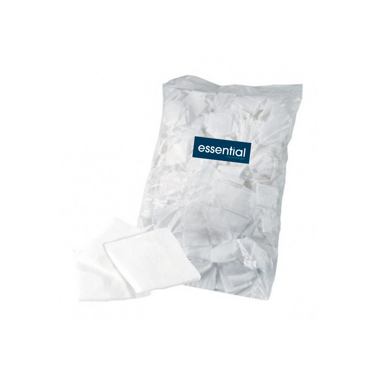 Bolsa de 500 cuadrados de algodón hidrófilo - 5 x 5 cm