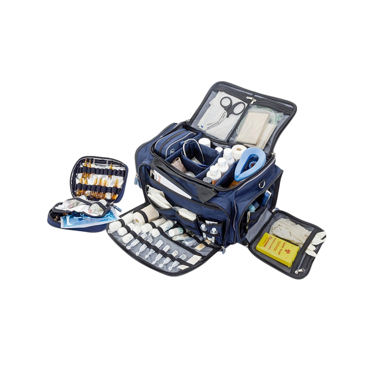 Maletín MEDIC - Azul - Carro con ruedas opcional - Bolsas Elite
