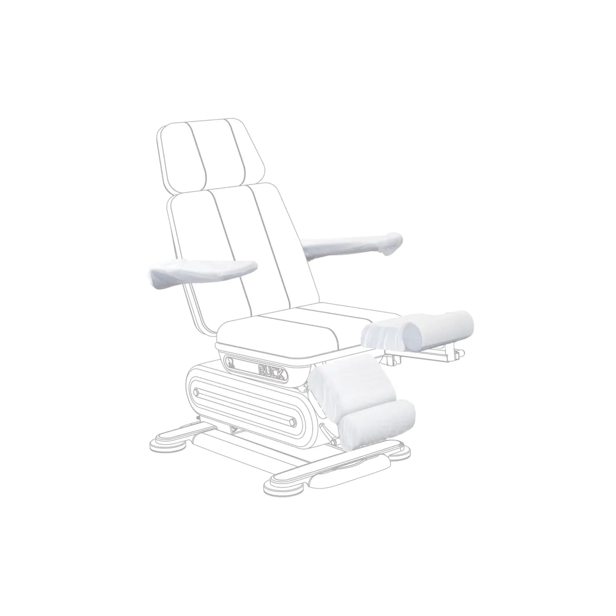 Armchair accessory - Disposable protective cover for heel rollers - Stella 3S and Comfort - Ruck Ruck 