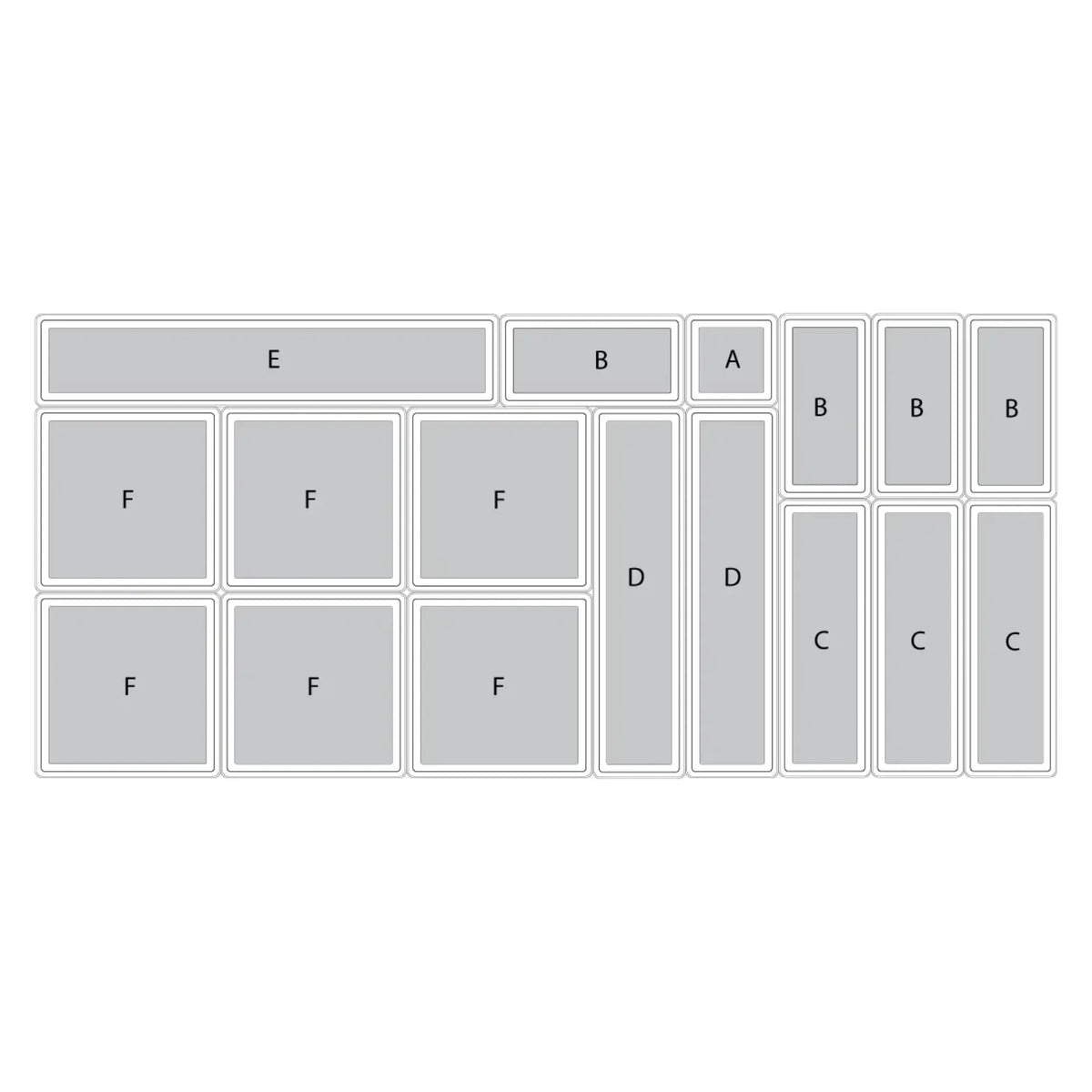 Unit Room Accessory - Drawer Organization System - Ruck Ruck 