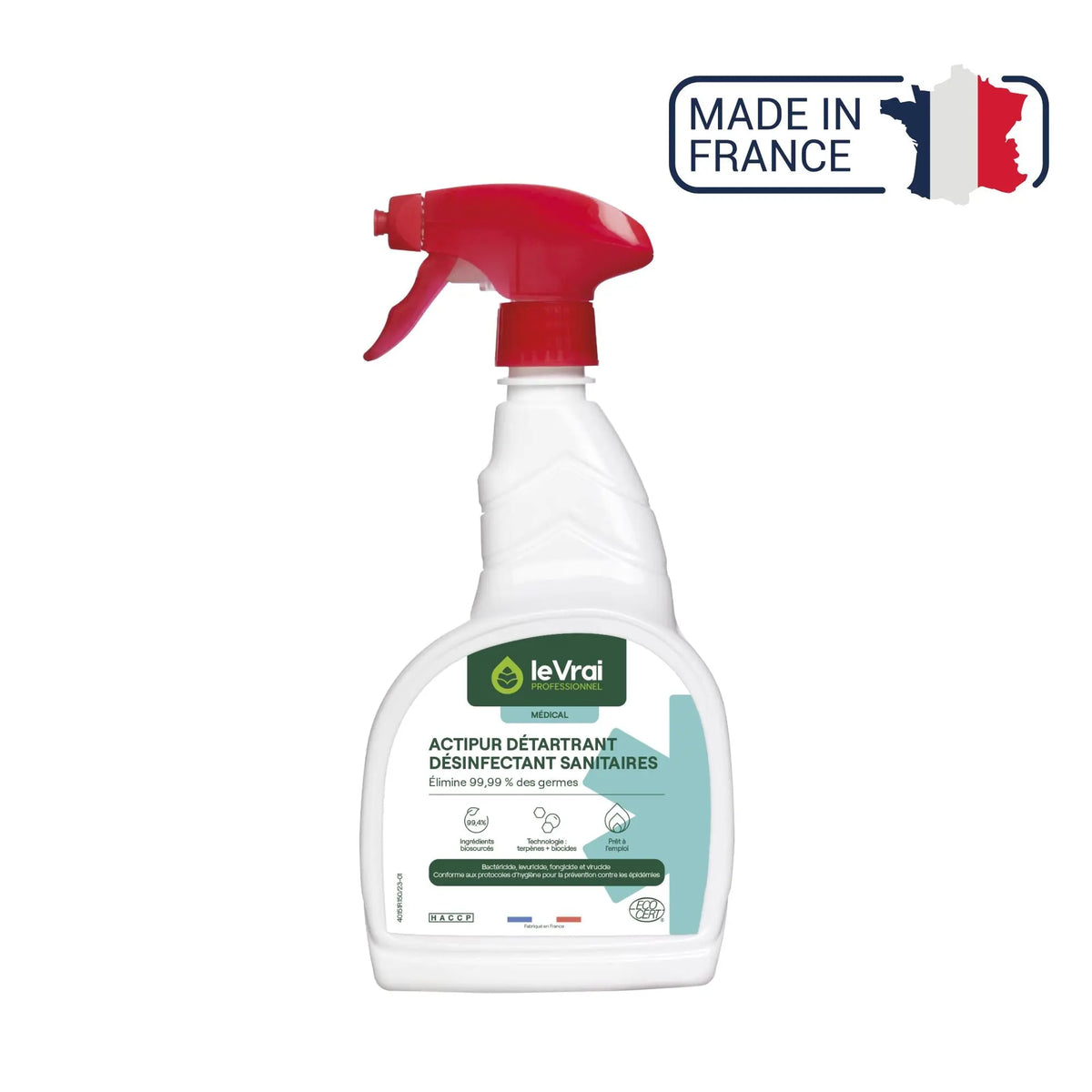 Actipur Sanitary Descaler Disinfectant - Two capacities available - Le Vrai Professionnel My Podologie 