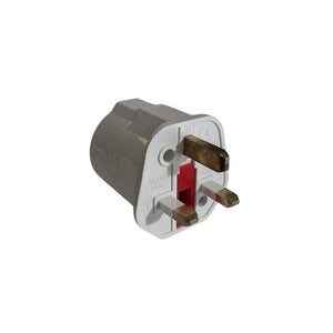 Adapter - Europe to UK Power Plug - White My Podiatry 