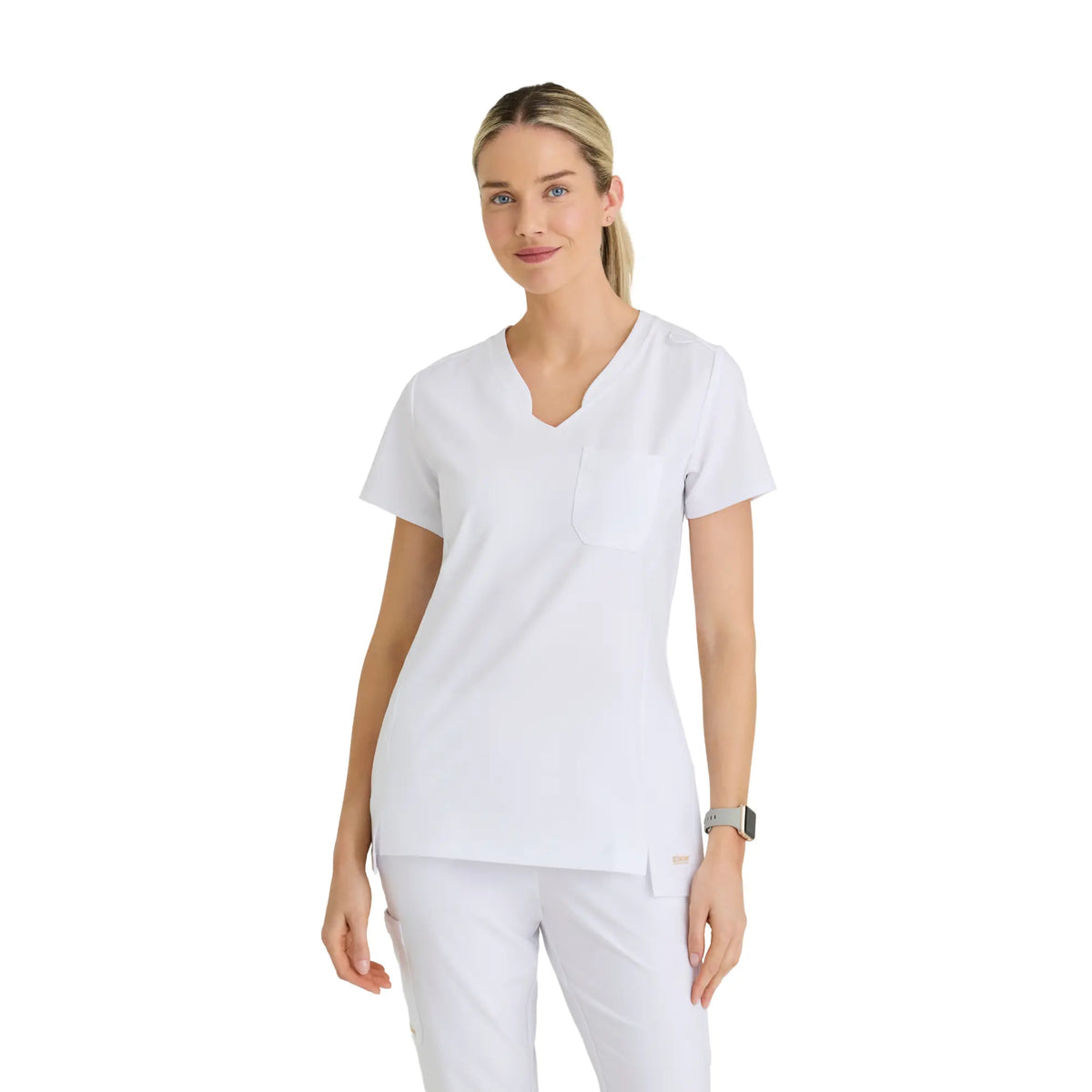 Alba - Tunique col V - Femme - Grey’s Anatomy Evolve Grey’s Anatomy  Blanc / XL
