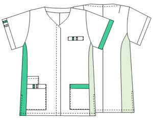 Amélie - Tunic - Short sleeves - Women - 75 cm My Blouse 