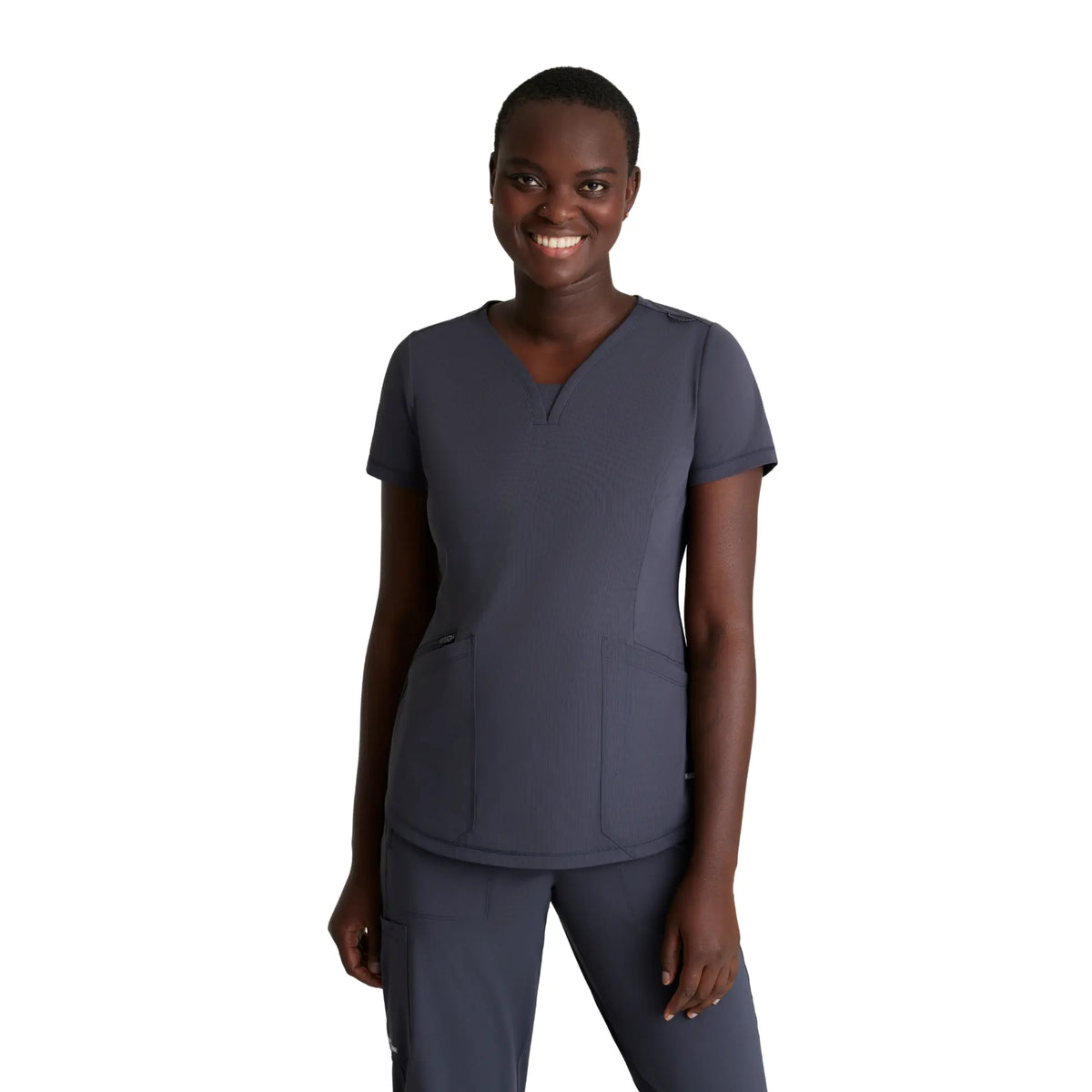 Amya - Túnica Con Cuello En V - Mujer - Skechers Slip-ins SKECHERS SLIP-INS KNITS Gris Carbón / XL