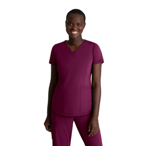 Amya - Túnica Con Cuello En V - Mujer - Skechers Slip-ins SKECHERS SLIP-INS KNITS Borgoña / XL